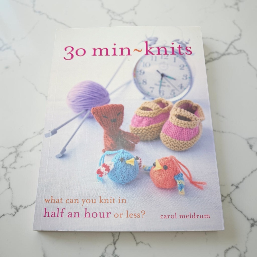 Barron's 30‎ Min Knits Book Carol Meldrum Quick Projects